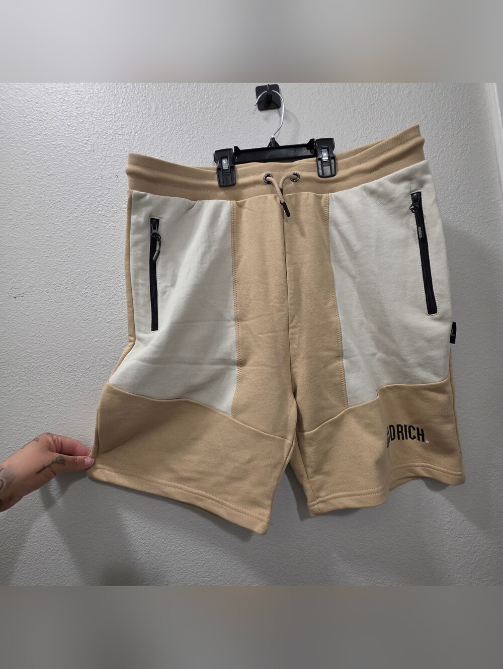 Hoodrich Colorblock Sweat Shorts Men's Size XL 100% Cotton